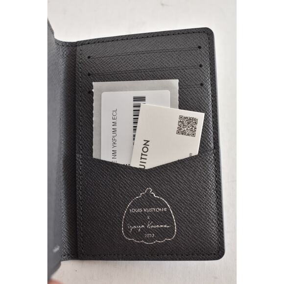 Louis Vuitton YK Yayoi Kusama Pumpkin Eclipse Monogram Pocket Organizer Wallet - Picture 10 of 11